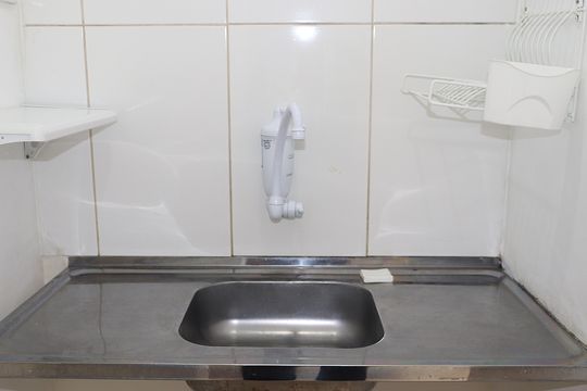 Cozinha de kitnet/studio à venda com 1 quarto, 27m² em Centro Histórico de São Paulo, São Paulo