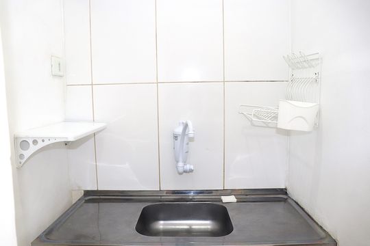 Cozinha de kitnet/studio à venda com 1 quarto, 27m² em Centro Histórico de São Paulo, São Paulo