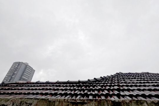 Vista da Varanda da Sala de apartamento para alugar com 1 quarto, 54m² em Macuco, Santos