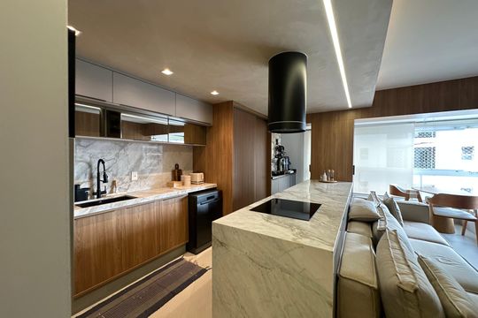 Cozinha de apartamento para alugar com 2 quartos, 80m² em Bethaville I, Barueri