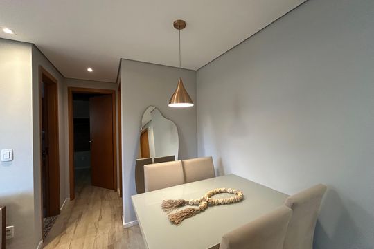 Sala de Jantar de apartamento à venda com 2 quartos, 44m² em Jardim Iris, São Paulo