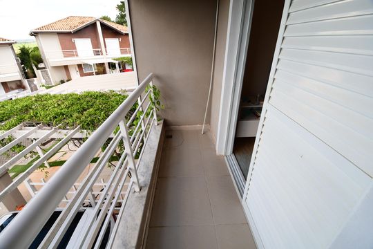 Quarto 3 - Suíte Sacada de casa de condomínio à venda com 3 quartos, 120m² em Chácara São Rafael, Campinas