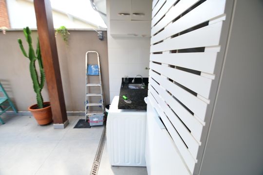 Área de Serviço de casa de condomínio à venda com 3 quartos, 120m² em Chácara São Rafael, Campinas