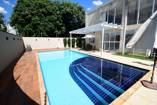 Área comum - Piscina de casa de condomínio à venda com 3 quartos, 120m² em Chácara São Rafael, Campinas