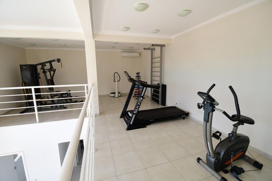Área comum - Academia de casa de condomínio à venda com 3 quartos, 120m² em Chácara São Rafael, Campinas