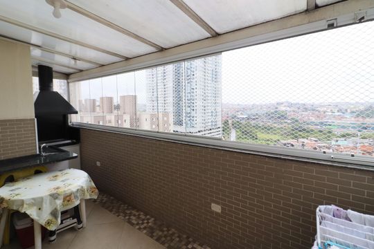 Varanda Gourmet de apartamento à venda com 4 quartos, 84m² em São Pedro, Osasco