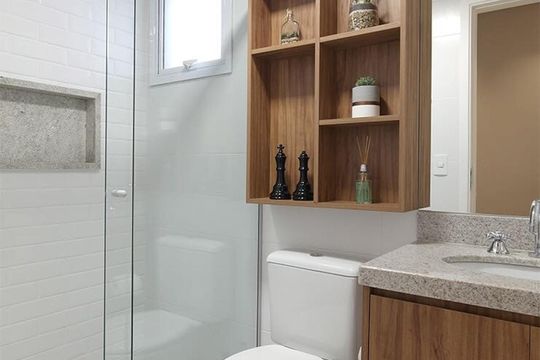 Banheiro de apartamento à venda com 2 quartos, 70m² em Chácara Inglesa, São Paulo