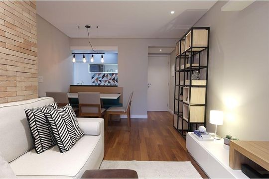 Sala de apartamento à venda com 2 quartos, 70m² em Chácara Inglesa, São Paulo