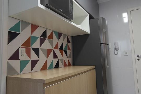 Cozinha de apartamento à venda com 2 quartos, 70m² em Chácara Inglesa, São Paulo