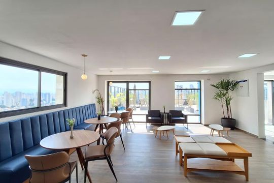 Área comum de kitnet/studio à venda com 1 quarto, 40m² em Perdizes, São Paulo