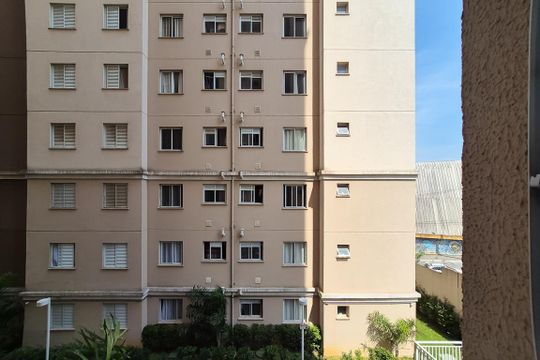 sala - vista  de apartamento para alugar com 2 quartos, 50m² em Cooperativa, São Bernardo do Campo