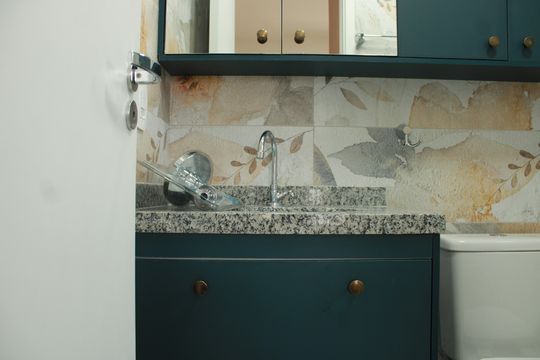 Banheiro da Suíte de apartamento para alugar com 1 quarto, 29m² em Liberdade, São Paulo