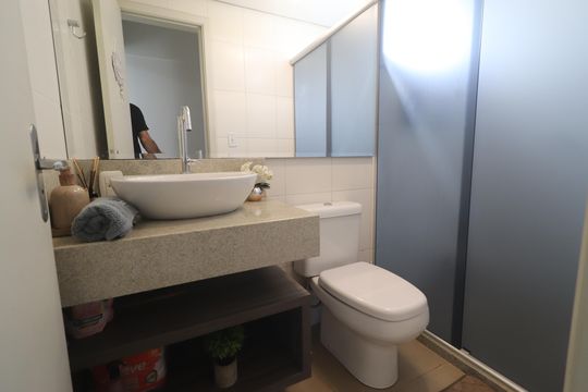 Banheiro de apartamento à venda com 2 quartos, 96m² em Rio Branco, Novo Hamburgo
