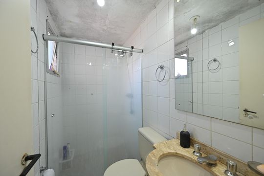 Banheiro da Suíte de apartamento à venda com 3 quartos, 76m² em Chácara Inglesa, São Paulo