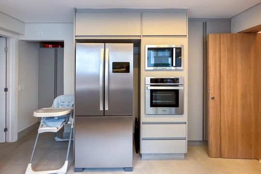 Cozinha de apartamento à venda com 3 quartos, 170m² em Jardim Paulista, São Paulo