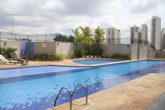 Área comum - Piscina de apartamento à venda com 3 quartos, 84m² em Santa Paula, São Caetano do Sul