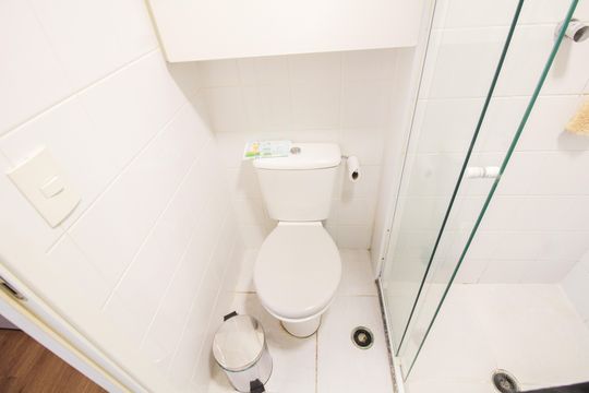 Banheiro da Suíte  de apartamento à venda com 2 quartos, 67m² em Brás, São Paulo