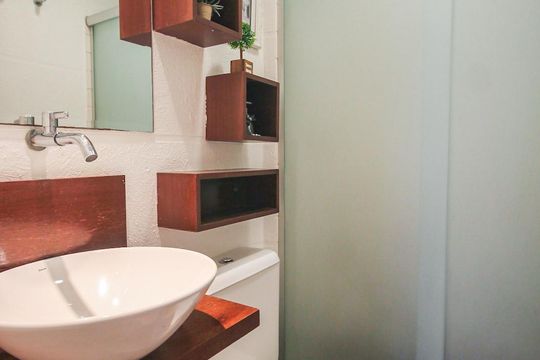 Banheiro de apartamento para alugar com 2 quartos, 67m² em Vila Andrade, São Paulo