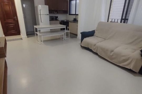 Sala de apartamento para alugar com 2 quartos, 89m² em Vila Caiçara, Praia Grande