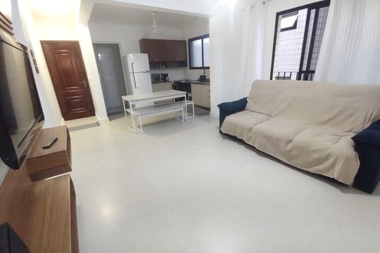 Sala de apartamento para alugar com 2 quartos, 89m² em Vila Caiçara, Praia Grande
