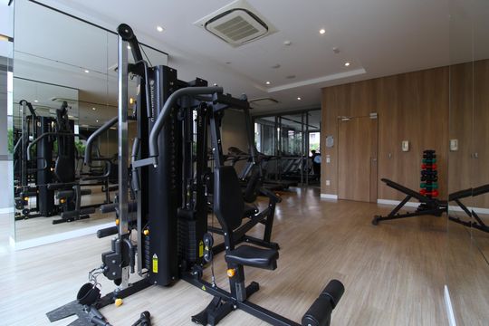 Área Comum - Academia de kitnet/studio à venda com 1 quarto, 27m² em Indianópolis, São Paulo