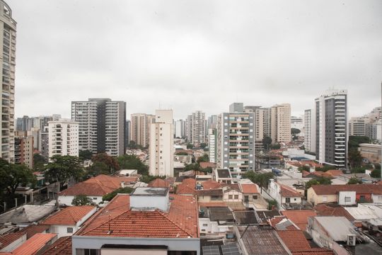 Vista da Sala de apartamento à venda com 3 quartos, 94m² em Mirandópolis, São Paulo