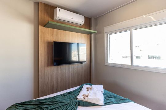 Quarto de apartamento à venda com 1 quarto, 29m² em Centro Histórico de São Paulo, São Paulo