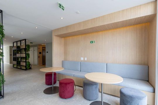 Área comum de apartamento para alugar com 1 quarto, 29m² em Centro Histórico de São Paulo, São Paulo