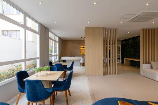 Área comum de apartamento para alugar com 1 quarto, 29m² em Centro Histórico de São Paulo, São Paulo
