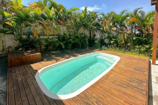 Piscina de casa para alugar com 2 quartos, 300m² em Ingleses do Rio Vermelho, Florianópolis