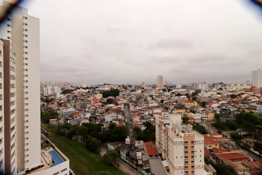 Vista da Suíte de apartamento à venda com 2 quartos, 80m² em Campestre, Santo André