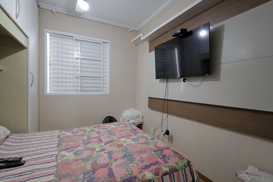 Quarto 1 de casa de condomínio à venda com 2 quartos, 84m² em Vila Metalúrgica, Santo André