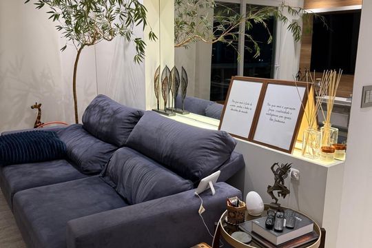 Sala de apartamento à venda com 3 quartos, 127m² em Barra da Tijuca, Rio de Janeiro