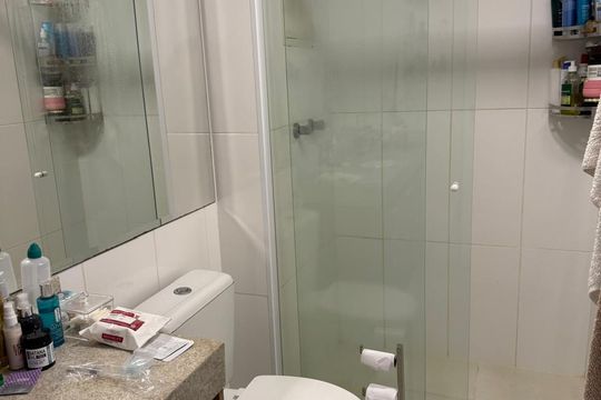 Banheiro de apartamento à venda com 3 quartos, 127m² em Barra da Tijuca, Rio de Janeiro
