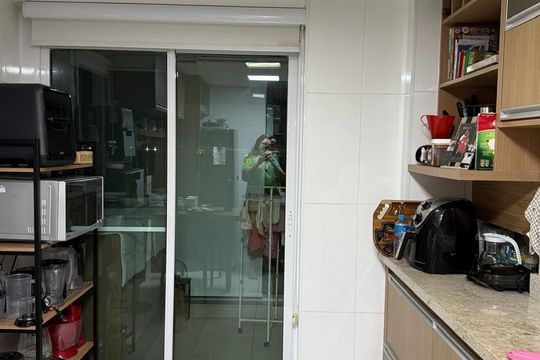 Cozinha de apartamento à venda com 3 quartos, 127m² em Barra da Tijuca, Rio de Janeiro