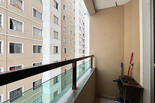 Sacada de apartamento à venda com 2 quartos, 57m² em  Parque Santo Antonio, São Bernardo do Campo