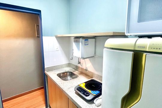 Cozinha de apartamento à venda com 1 quarto, 36m² em Copacabana, Rio de Janeiro