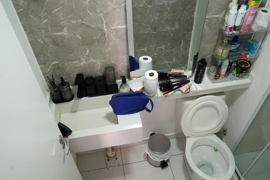 Banheiro de apartamento para alugar com 1 quarto, 30m² em Guaiauna, São Paulo