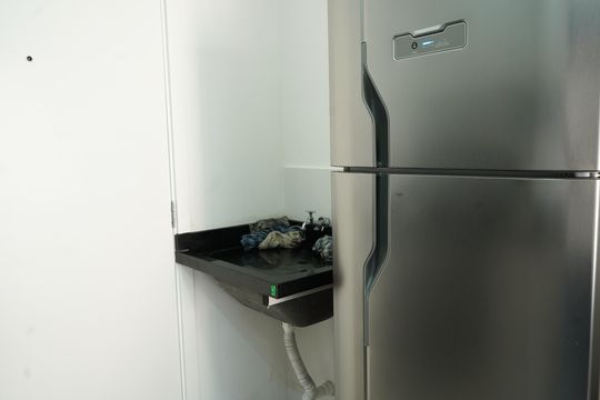 Cozinha e Área de Serviço de apartamento para alugar com 1 quarto, 30m² em Guaiauna, São Paulo