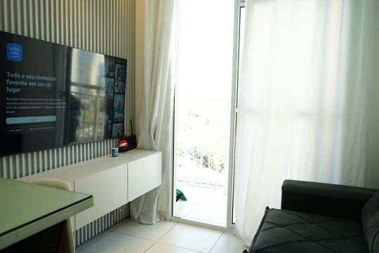 Sala de apartamento para alugar com 1 quarto, 30m² em Guaiauna, São Paulo