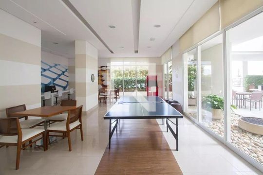 Área externa de apartamento à venda com 1 quarto, 51m² em Campo Belo, São Paulo
