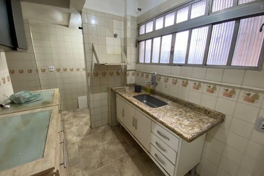 Cozinha de apartamento à venda com 1 quarto, 56m² em Campos Elíseos, São Paulo