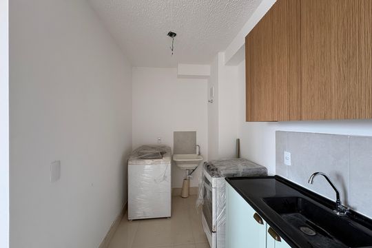 Cozinha e Área de Serviço de apartamento para alugar com 2 quartos, 36m² em Nossa Senhora do O, São Paulo
