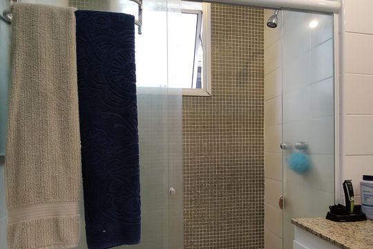 Banheiro da Suíte de apartamento à venda com 3 quartos, 90m² em Freguesia (jacarepaguá), Rio de Janeiro