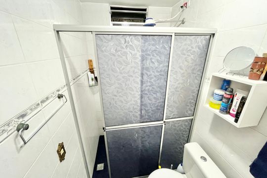Banheiro da Suíte de apartamento à venda com 1 quarto, 45m² em Lauzane Paulista, São Paulo