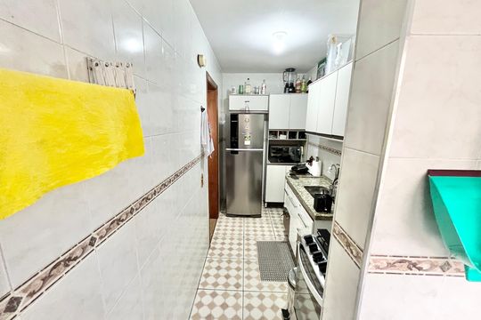 Cozinha e Área de Serviço de apartamento à venda com 1 quarto, 45m² em Lauzane Paulista, São Paulo