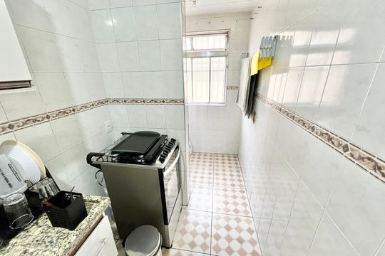 Cozinha de apartamento à venda com 1 quarto, 45m² em Lauzane Paulista, São Paulo