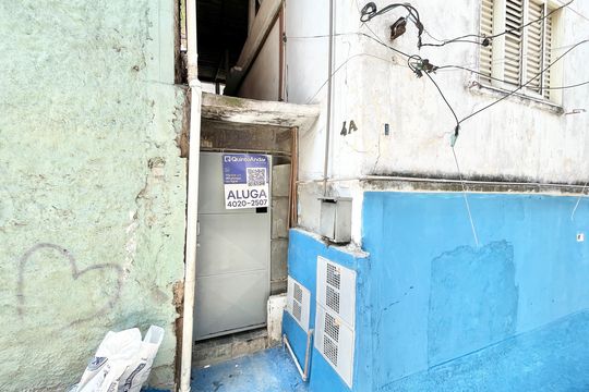 Fachada/Placa de casa para alugar com 1 quarto, 33m² em Vila Aurora (zona Norte), São Paulo
