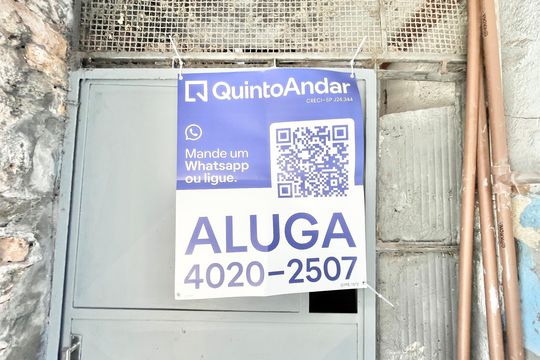 Fachada/Placa de casa para alugar com 1 quarto, 33m² em Vila Aurora (zona Norte), São Paulo