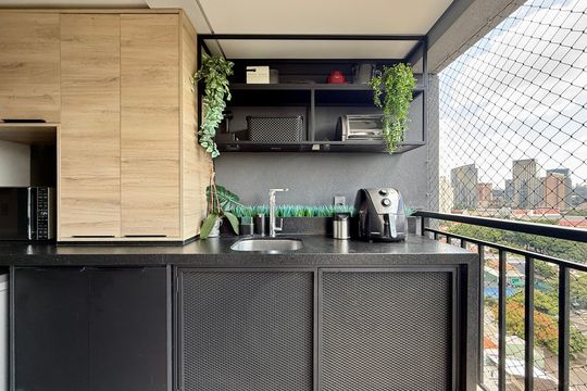 Sacada de apartamento para alugar com 3 quartos, 94m² em Vila Cordeiro, São Paulo